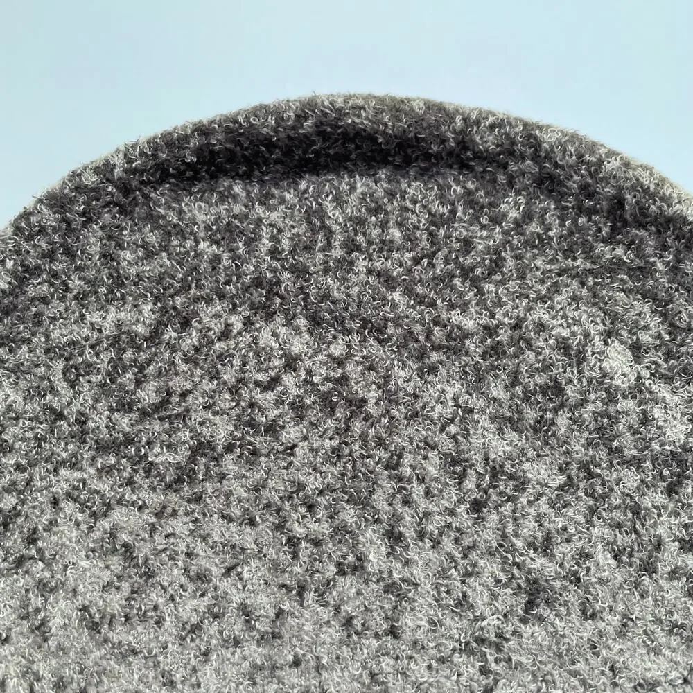 Barefoot Dreams Confetti Beanie Storm Gray Dark Brown Cozychic Lite NEW